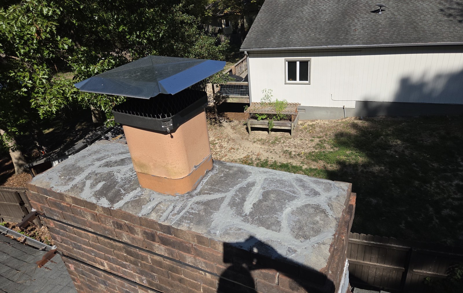 Crown repair — before